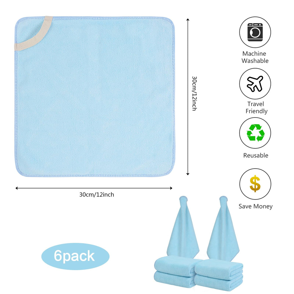 SINLAND microfiber close-up texture for gentle exfoliation
