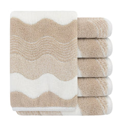 SINLAND front view of washcloth pack showing soft towels and value