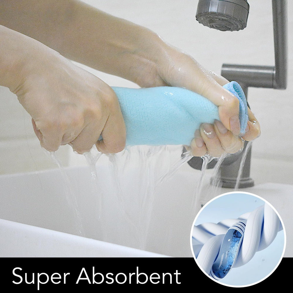 SINLAND washcloth removing makeup with water for clean skin