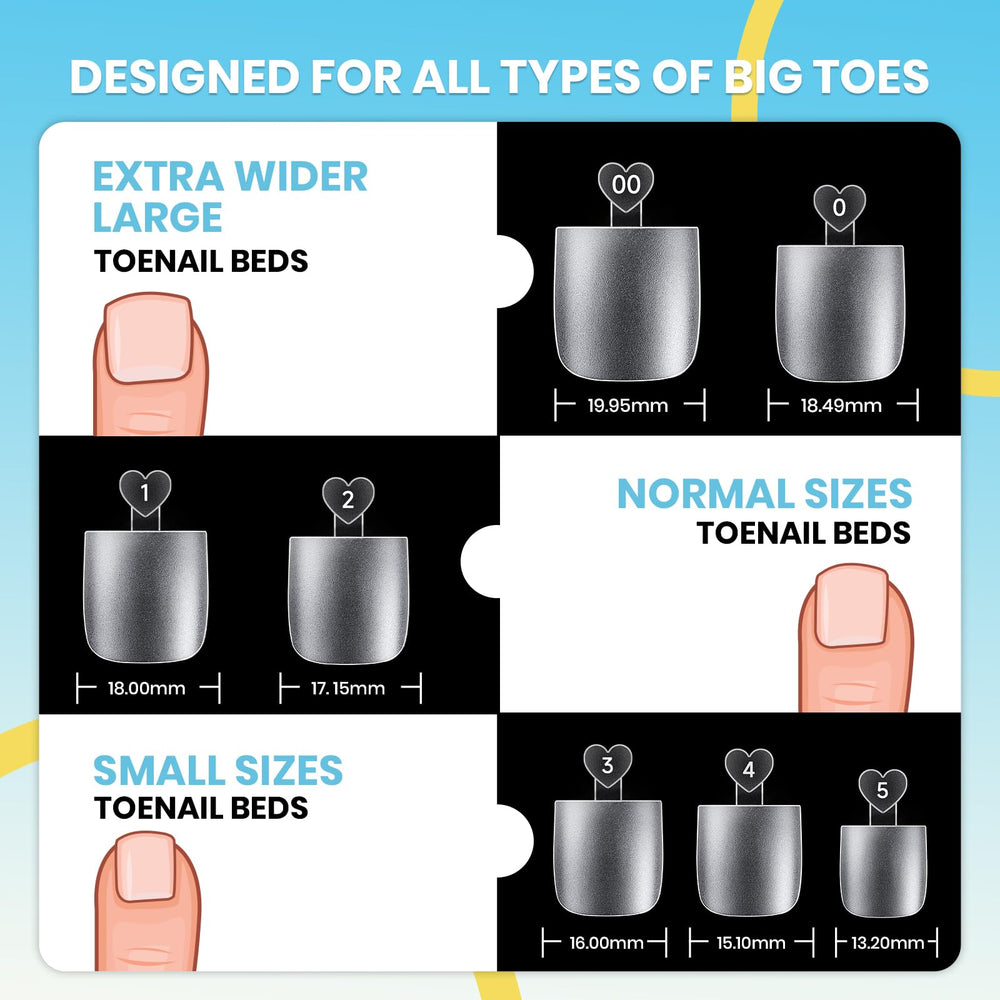 SINOKAME demonstration of glue-on application for quick at-home pedicure