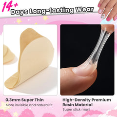 sinokame sheet detail highlighting adhesive tabs texture and peel-off convenience