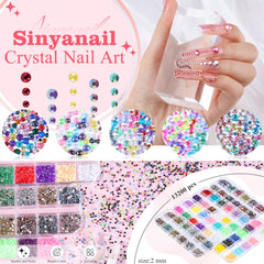 sinyanail picker pen and tweezers shown for precision placement benefit