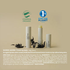 SIORIS lip butter on bathroom shelf in lifestyle scene showing everyday use benefit