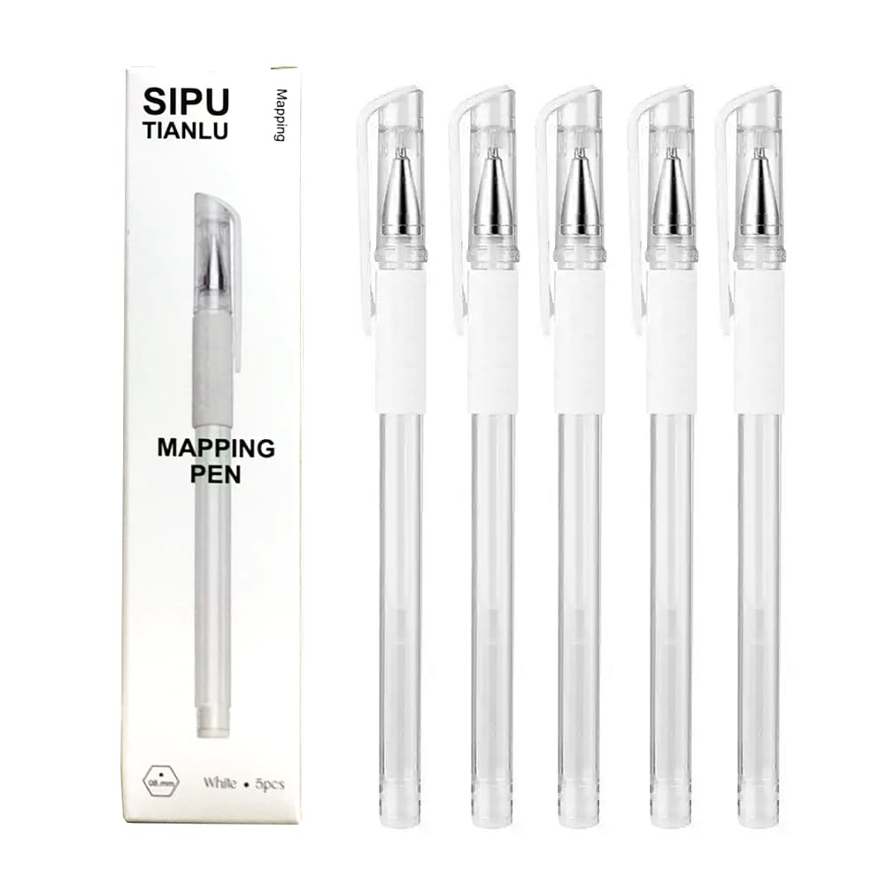 SIPUTIANLU front packaging showing five white mapping pens and compact box for professionals