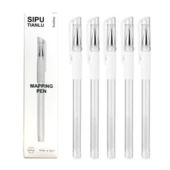 SIPUTIANLU front packaging showing five white mapping pens and compact box for professionals