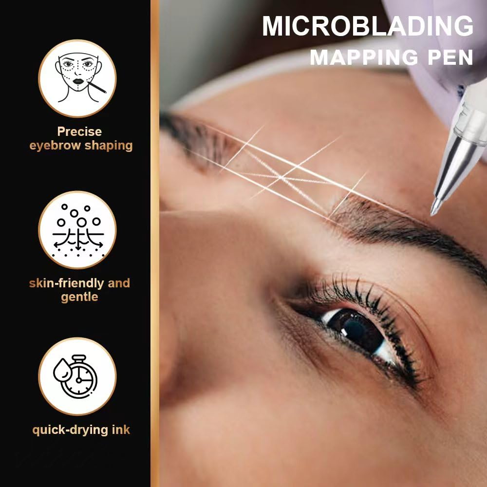 SIPUTIANLU fine tip close-up displaying precision for accurate brow layout