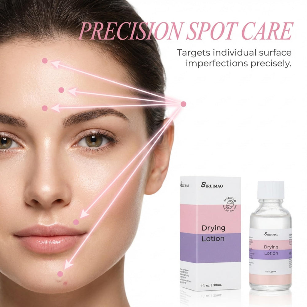 SIRUIMAO swab application demonstration placing targeted product on a blemish
