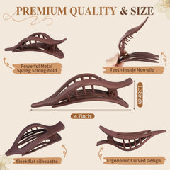 Sisiaipu clip holding thick hair securely, strong grip benefit