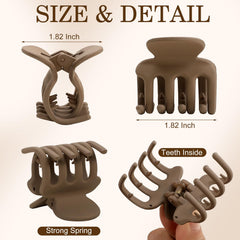 Sisiaipu clip holding half-up hairstyle demonstrating secure comfortable grip
