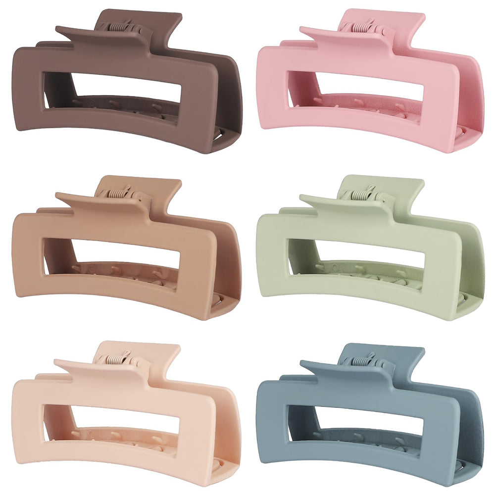 Sisiaipu front view of six colorful large clips showing variety and ready-to-use benefit