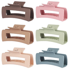 Sisiaipu front view of six colorful large clips showing variety and ready-to-use benefit