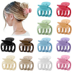 Sisiaipu front packaging showing full 12-color claw clip set and neat arrangement, easy selection