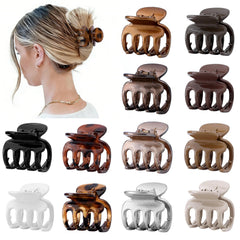 Sisiaipu front packaging showing full 12-piece clip set and color variety for outfit matching
