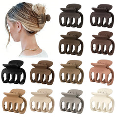 Sisiaipu front packaging showing 12-color small claw clip set and convenience