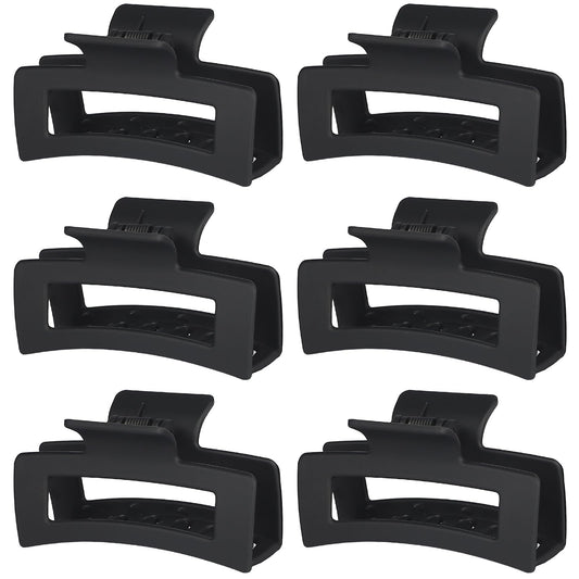 Sisiaipu front view black clip showing rectangular jaw for secure hold