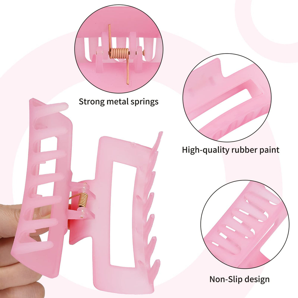 Sisiaipu clip holding a full bun on thick hair for comfortable all-day wear