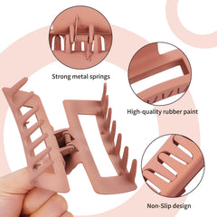 Sisiaipu clip holding a thick updo illustrating secure styling