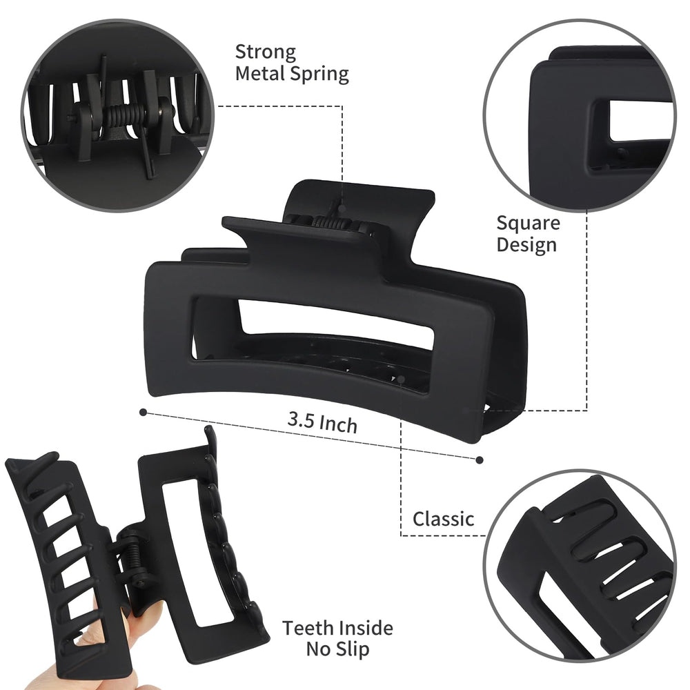 sisiaipu side profile open clip illustrating jaw grip and easy one-handed use