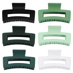 Sisiaipu single black clip profile illustrating secure hold on thin hair