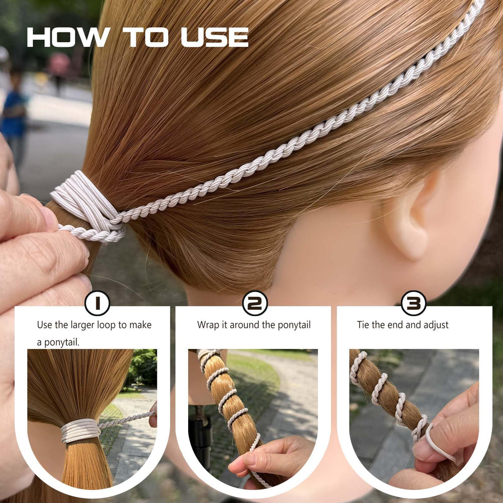 SISYOUP wrapped bun demonstrating crease-free, gentle hair hold