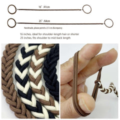 SISYOUP hair tie in use during running for stable hold