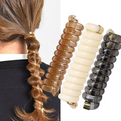 SISYOUP front packaging showing colorful spiral hair ties with tidy presentation and gift appeal