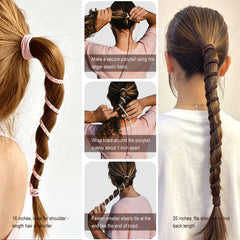 SISYOUP hair tie in pool keeping hair secure while swimming