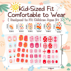 SIUSIO application step with child applying sticker for quick, mess-free manicure
