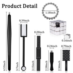 SIUSIO close-up of varied magnets displaying strong pull for reliable effects