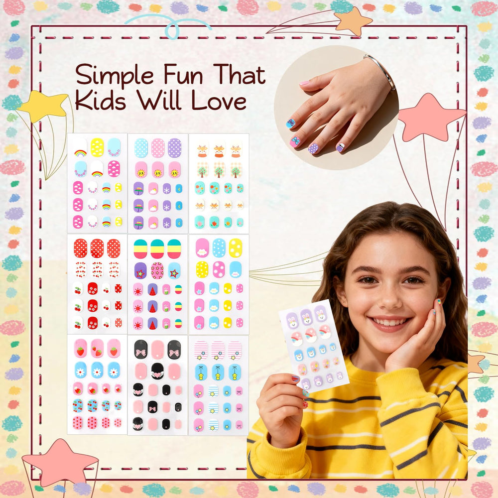 SIUSIO two mini files beside sticker sheets, convenient tools for neat finishing