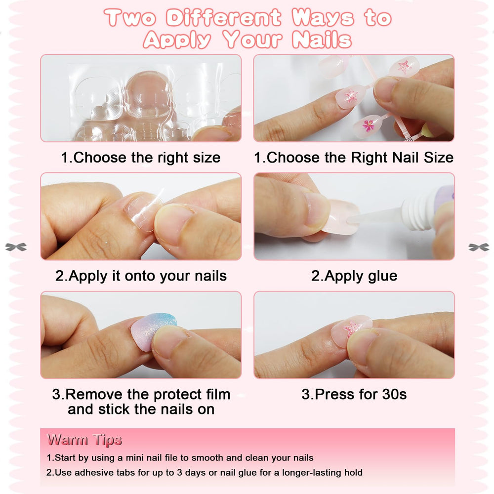 SIUSIO size comparison chart showing 12 sizes, ensures better fit for little fingers