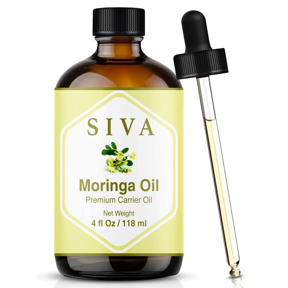 SIVA ORGANICS amber bottle front showing product and protective packaging benefit