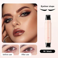 SIVSEA liner on eye illustrating sharp, smudge-resistant definition