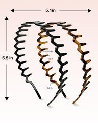 Sizobi headband worn slick-back demonstrating polished, secure hold