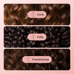 SKALA Crespo Divino in-use on wet curly hair reducing tangles and improving manageability