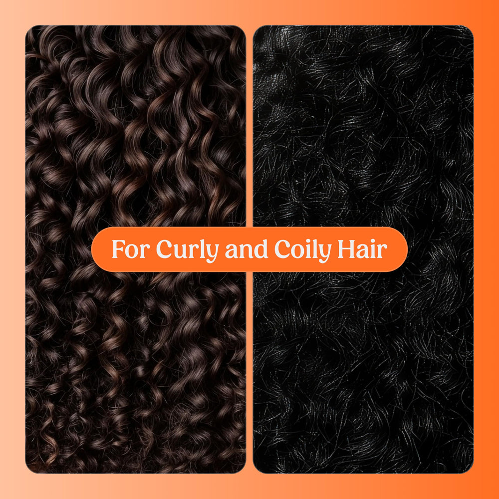 SKALA in-use detangling demo on wet curls for easier combing