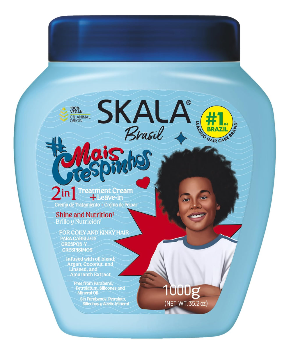 SKALA front packaging of Mais Crespinhos 35.2 oz showing label and size, clear product benefit