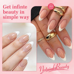 Skiennix close-up of soft-gel nail tip texture highlighting durable, smooth finish