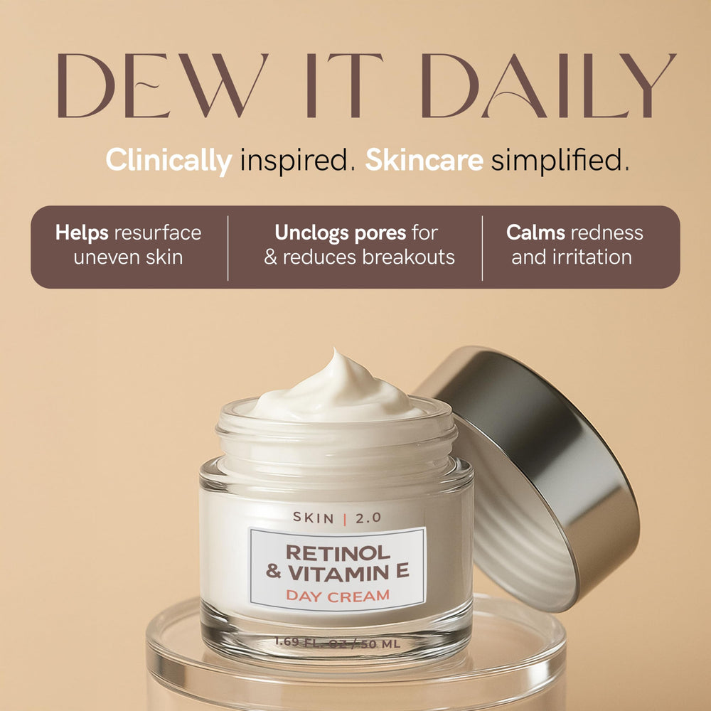 Skin 2.0 applied on fingers demonstrating easy spread and quick absorption