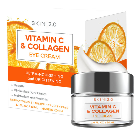 Skin 2.0 jar front view showing clean design and product name for easy identification and appeal