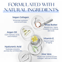 Skin 2.0 ingredient label close-up highlighting key actives and transparency benefit