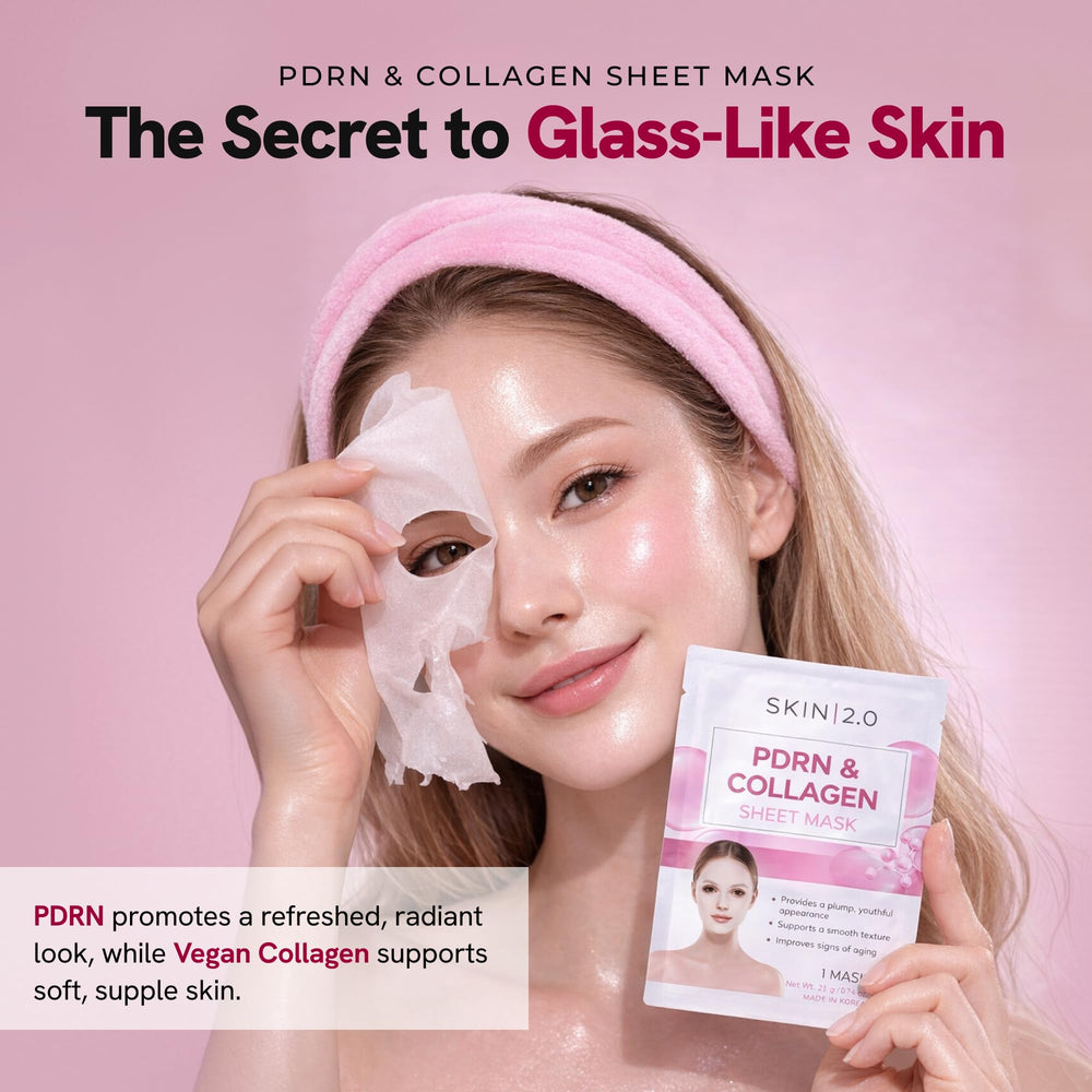 Skin 2.0 close-up sheet mask texture illustrating thin, breathable fabric for better absorption