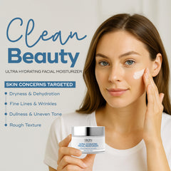 Skin Aesthetics lifestyle bathroom setting showing everyday routine benefit