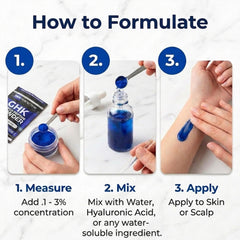 Skin Perfection mixing station with base and tools illustrating simple DIY blending benefit