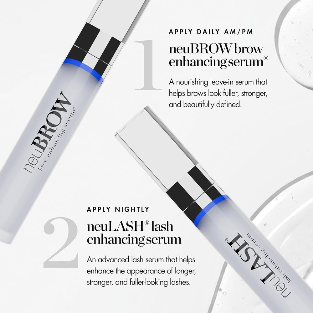 Skin Research Laboratories neulash product scale beside a coin showing compact travel-friendly size