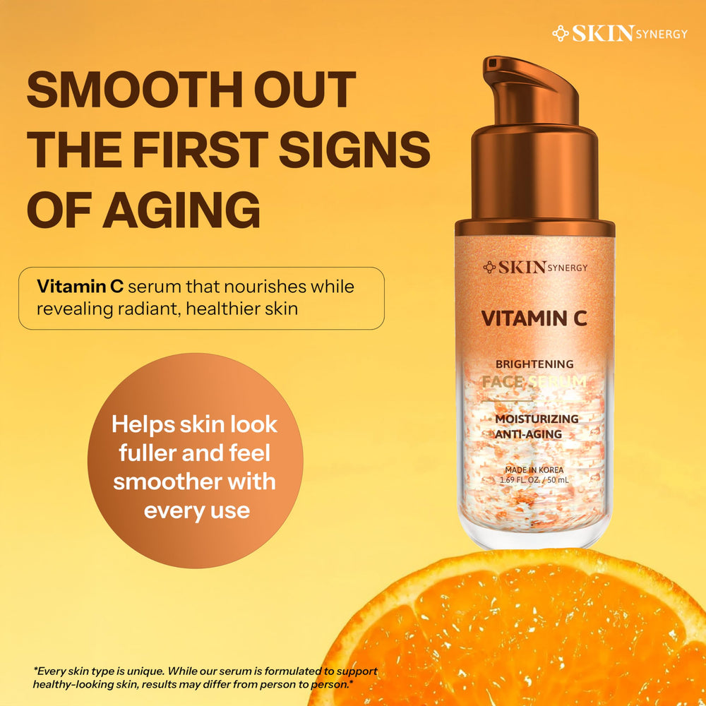 Skin Synergy dropper dispensing a drop for precise application benefit