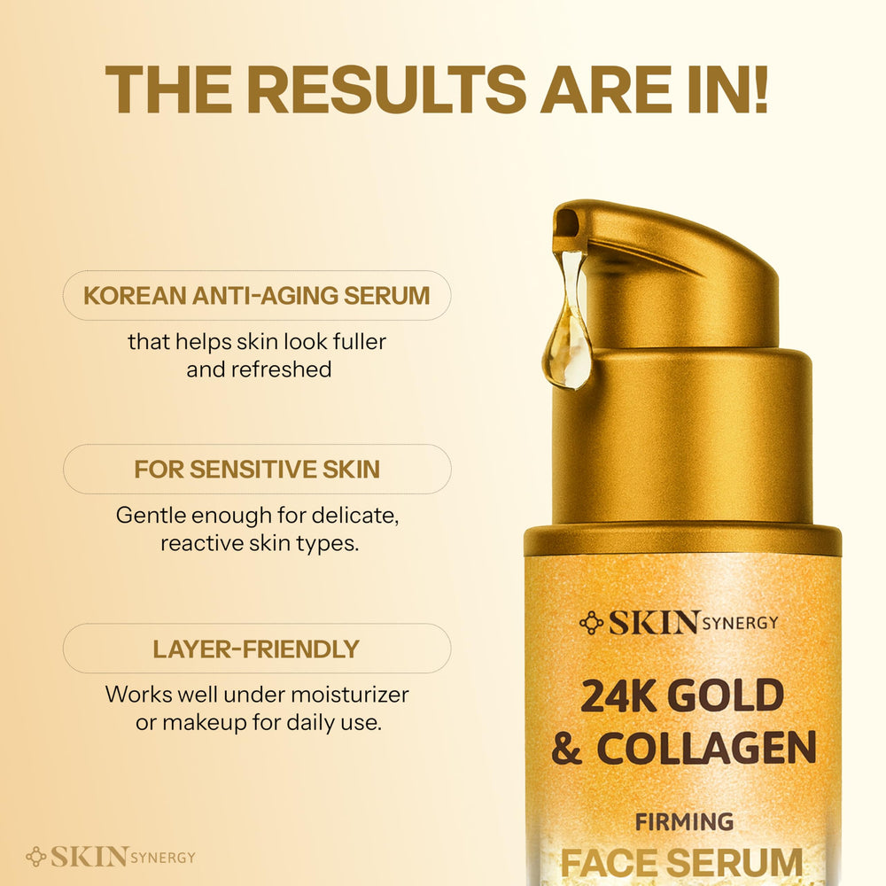 Skin Synergy serum texture on hand demonstrating fast absorption and hydration