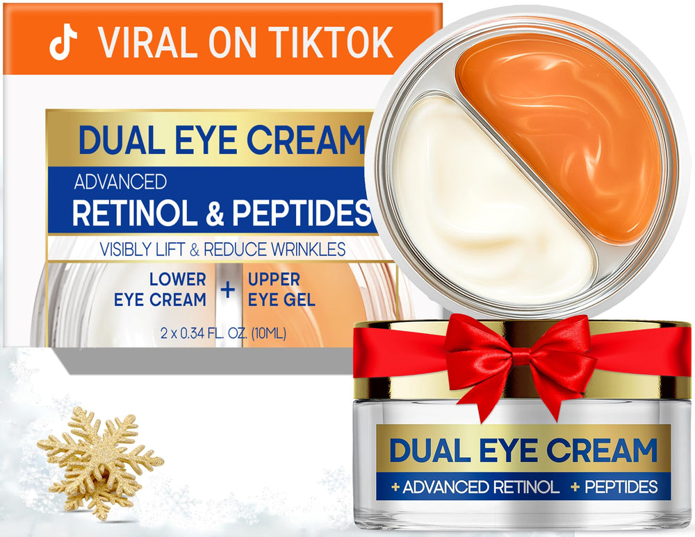 SKIN ULTIMA front packaging showing dual eye cream, clear product benefit