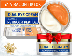SKIN ULTIMA front packaging showing dual eye cream, clear product benefit