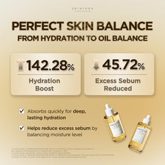 SKIN1004 bottle next to ruler showing 55ml scale and travel‑friendly benefit